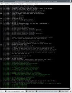 centos 7: node 1 up